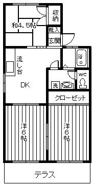 パレステージ近戸の間取り