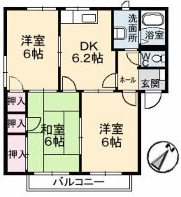 フレグランスアベリアの間取り