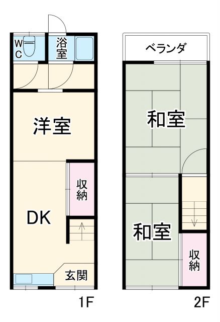 豊中市若竹テラスの間取り