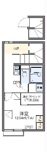 レオパレスコスモエステートＡの間取り