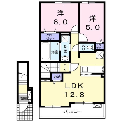 ジェルメ・メゾン III Aの間取り