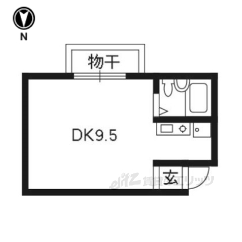 宇治市大久保町のマンションの間取り