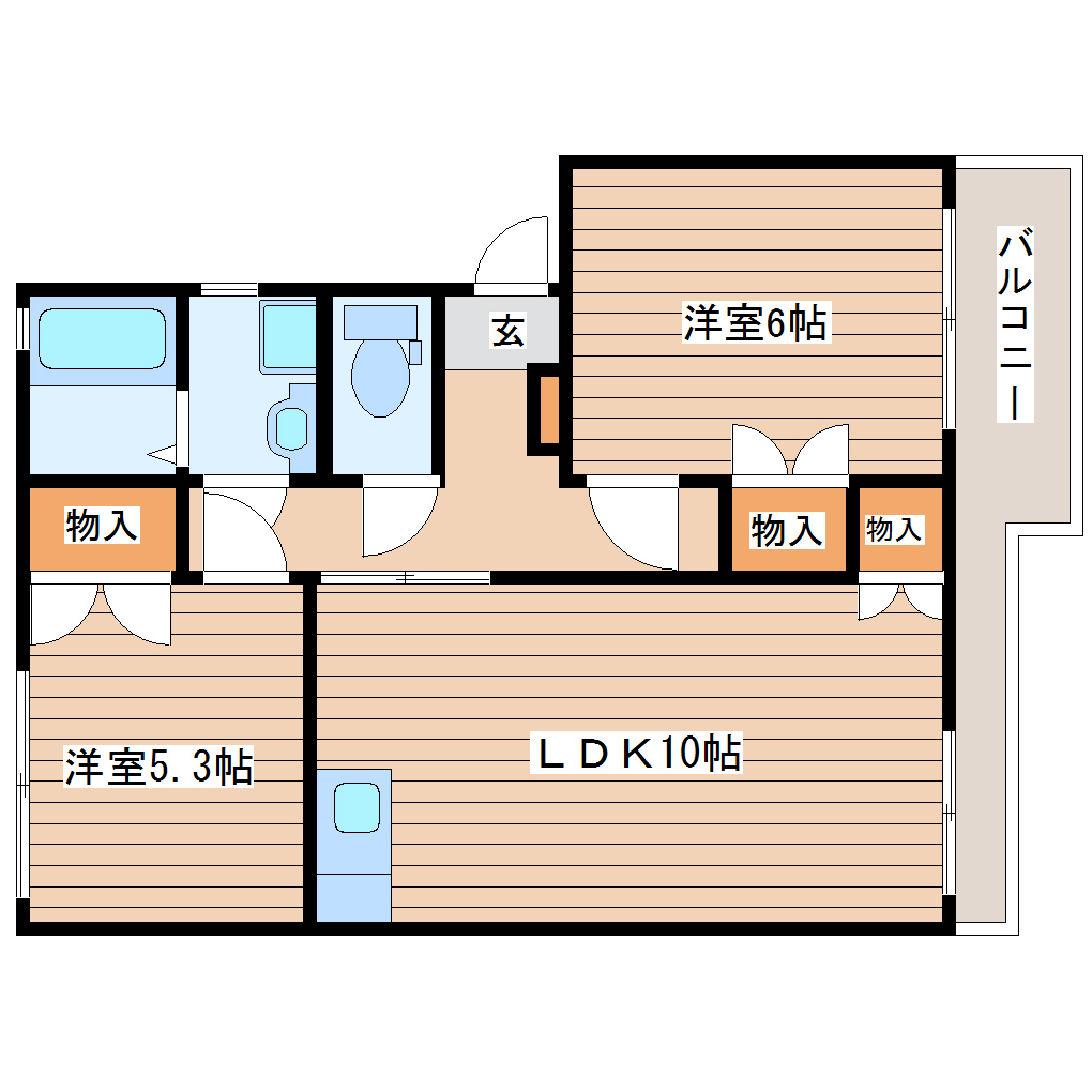 【マイライフ名取の間取り】