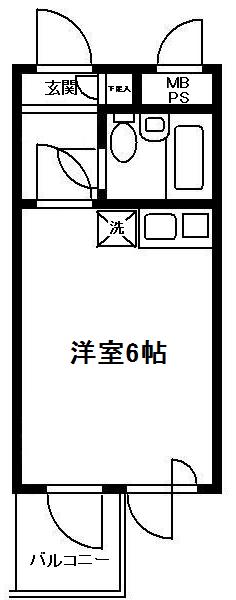 ストーク新丸子壱番館の間取り