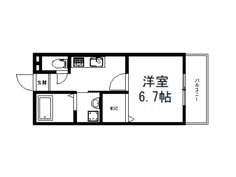 K’s Residence伏見桃山の間取り