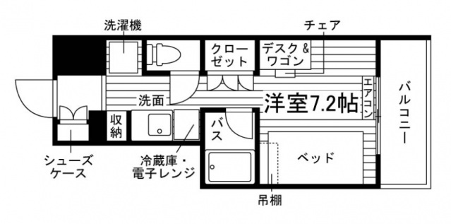 （仮称）学生会館 アントレノード新板橋[食事付き]の間取り