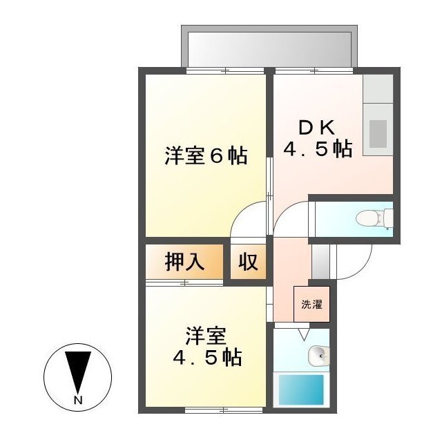 プレジール１０８の間取り