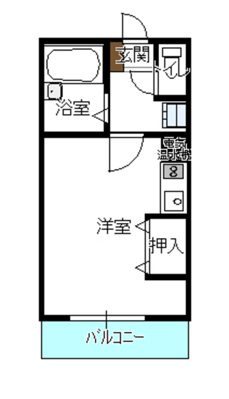 ハイクレスト飯島の間取り