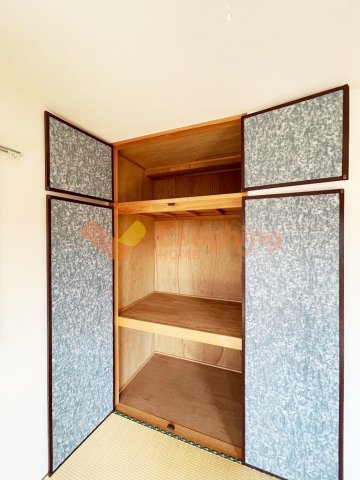 収納　たっぷりとした収納スペースです