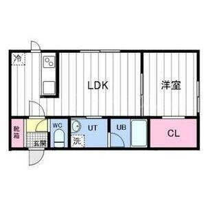 札幌市豊平区月寒西三条のマンションの間取り