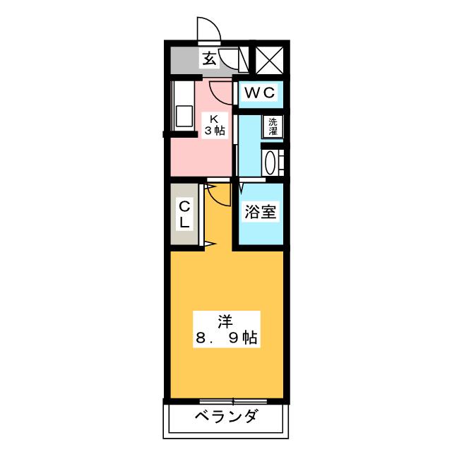 アヴァンセ・ナゴネの間取り