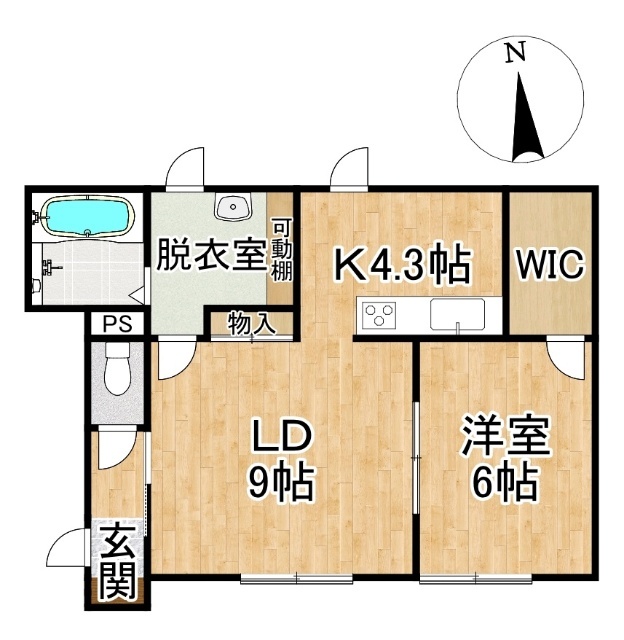 ＴＯＷＮ　ＬＩＯＮ（タウン　リオン）の間取り