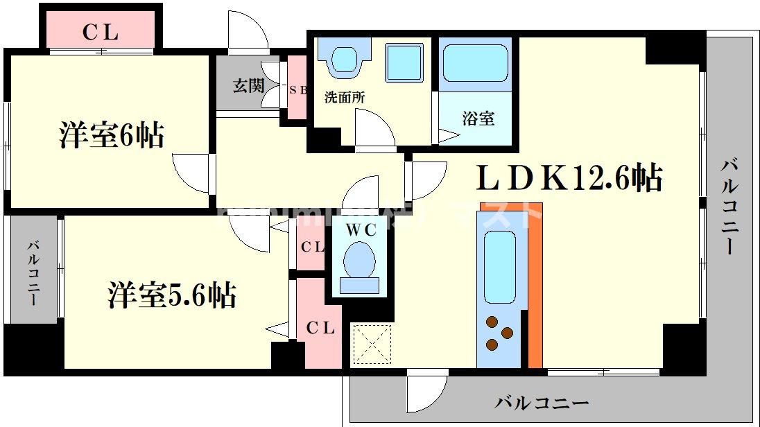 ロイヤルハイツ今福鶴見駅の間取り