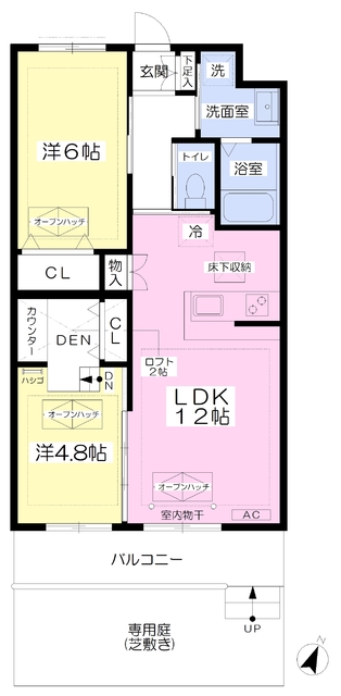 薫風舘の間取り