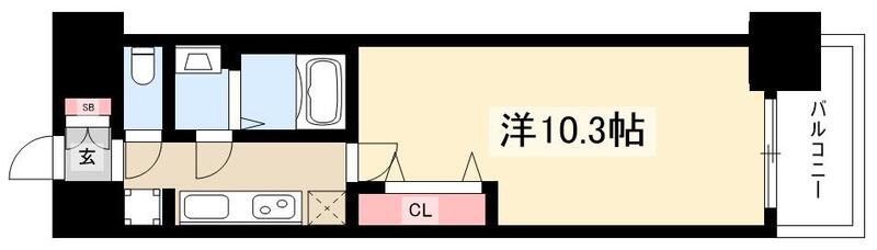 プレサンス丸の内リラティの間取り