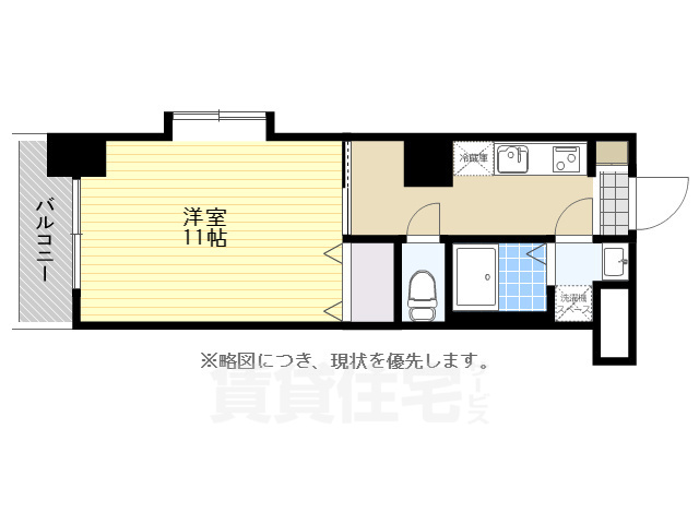 ロイヤルリバービュー143の間取り