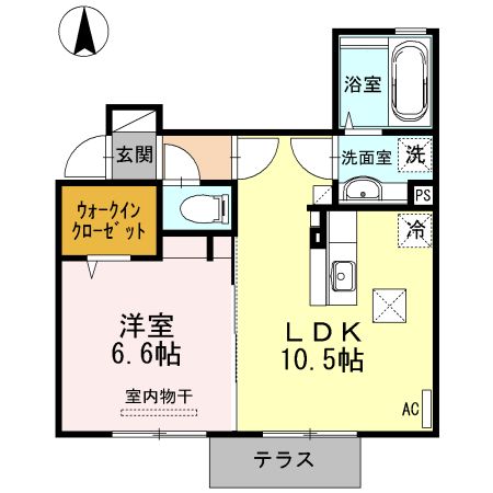 アグレアブル小城の間取り