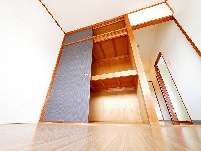 収納　たっぷりとした収納スペースです