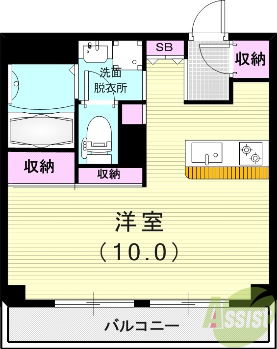 セレーナ塚口の間取り