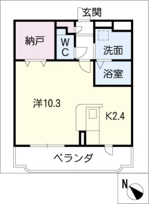 ルアージュ　ショコラの間取り