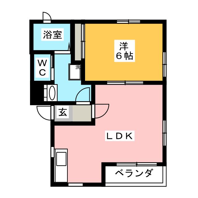 由比ガ浜コートハウスIIの間取り