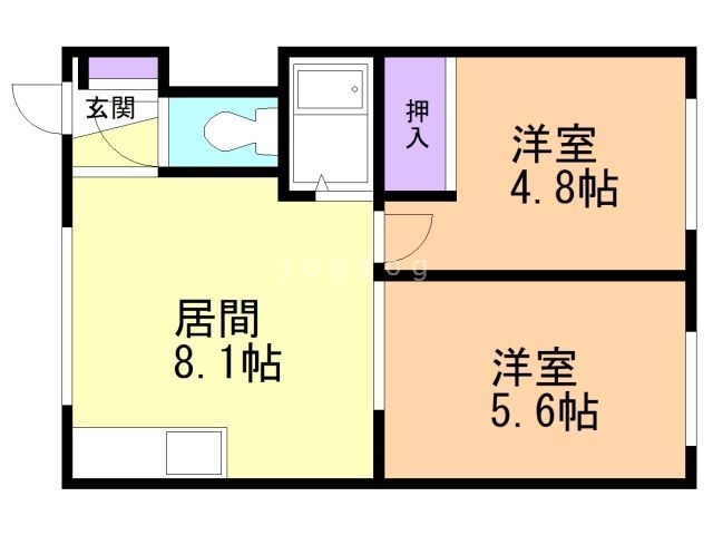 新川グランドハイツの間取り