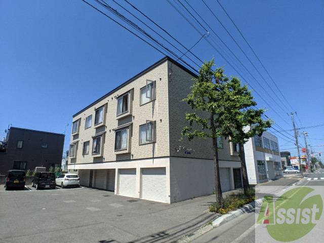 建物外観　札幌市北区太平８条「楓ガーデン」