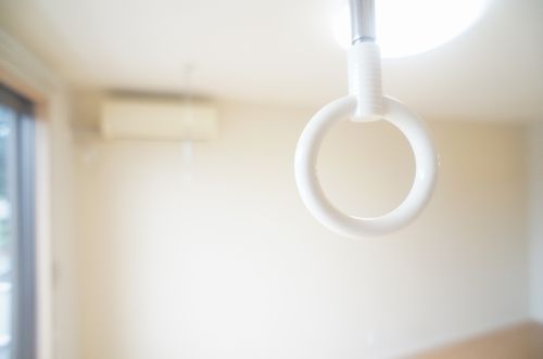 その他設備　洗濯物の室内干しに役立つホスクリーン♪