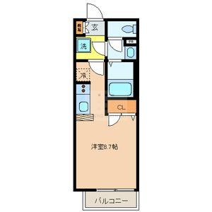 東京都中野区若宮１（アパート）の賃貸物件の間取り