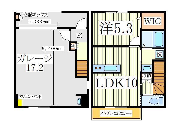 Ｎ．Ｌｅａｆ白井の間取り