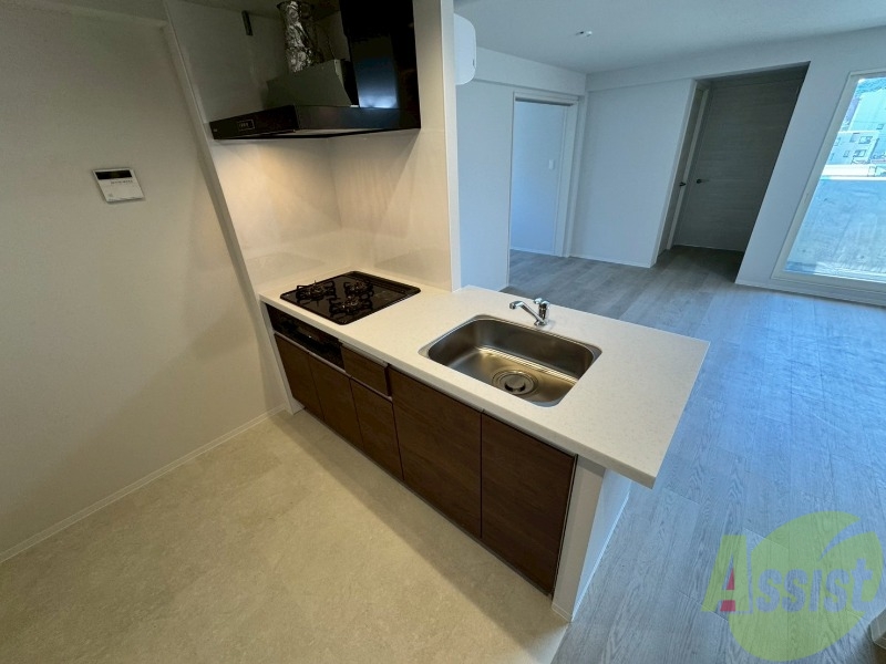 キッチン　システムキッチンなので、すぐお料理に使えます！