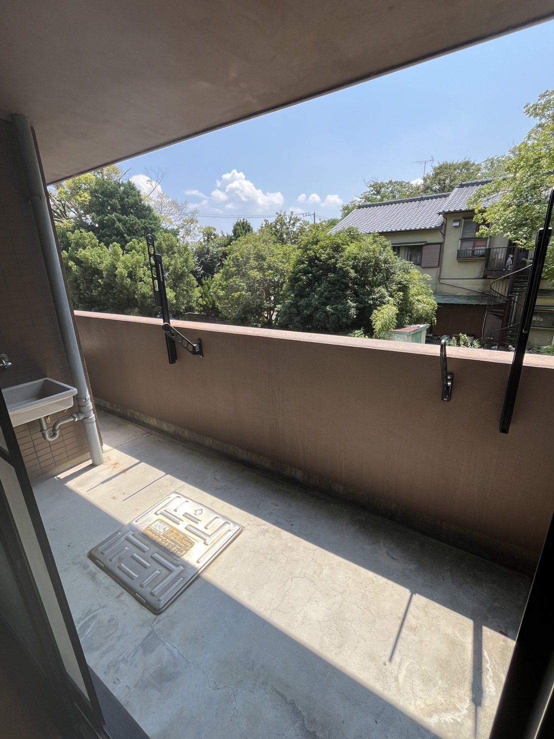 バルコニー　外水道付き