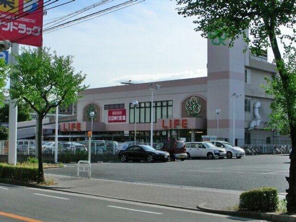 スーパー　ライフ横堤店（スーパー）まで370m