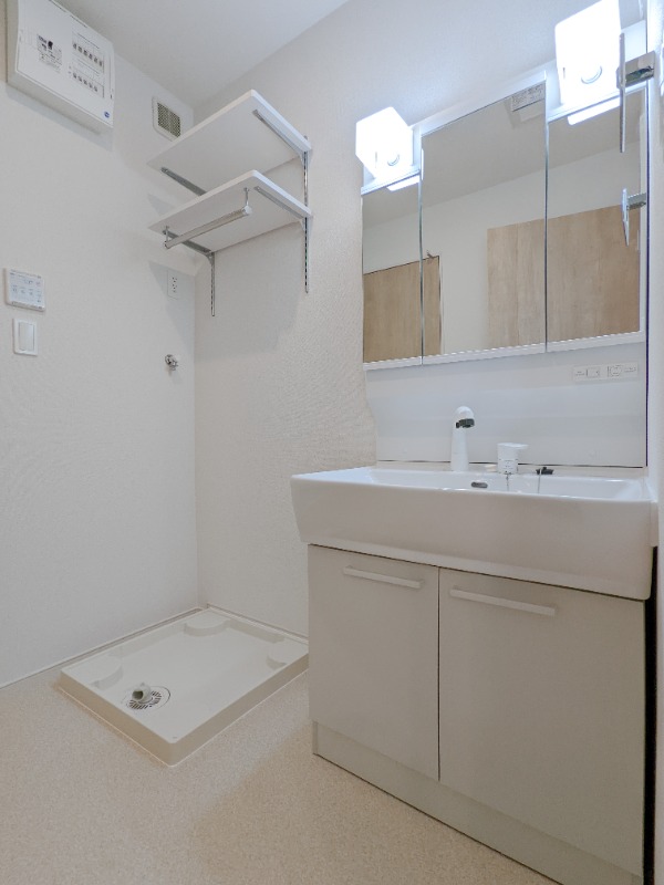 洗面設備　図面と現状に相違がある場合には現状を優先