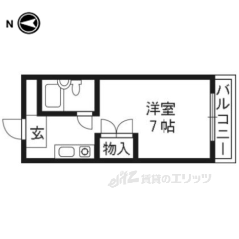 リアライズ富野荘の間取り写真