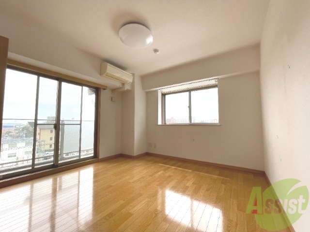 居室・リビング　７．８帖のリビングです。広々としていますね。