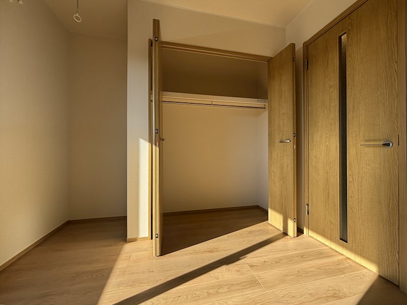 収納　たっぷりとした収納スペースです