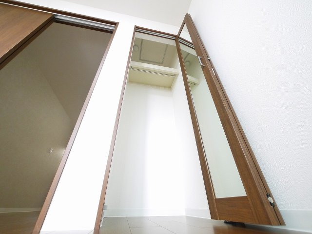 収納　たっぷりとした収納スペースです