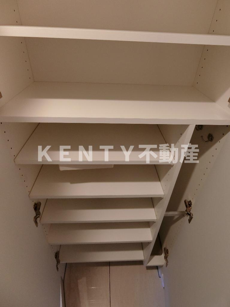 収納　収納があります