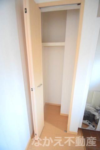 収納　収納のためのスペースです