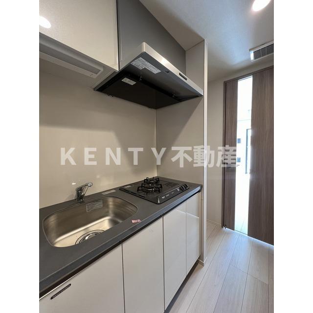 キッチン　コンパクトなキッチンで掃除もラクラク