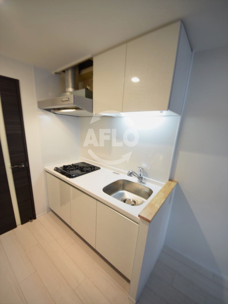 キッチン　レオンコンフォート本町東II　ガス2口コンロシステムキッチン