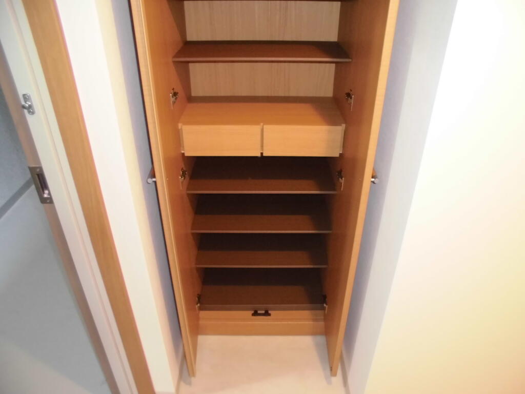 駐車場　シューズボックス