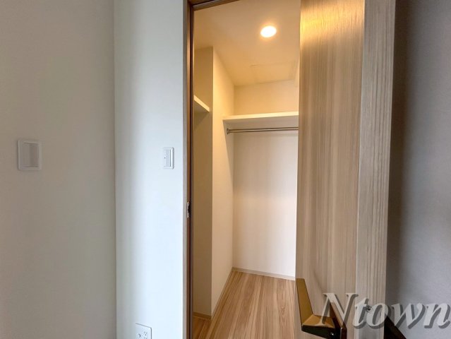 収納　たっぷりとした収納スペースです