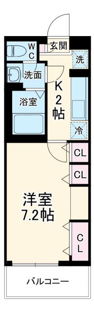 ヴィラ綱島の間取り写真