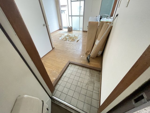 玄関　落ち着いた玄関です