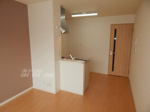 居室・リビング　対面キッチン仕様のLDK