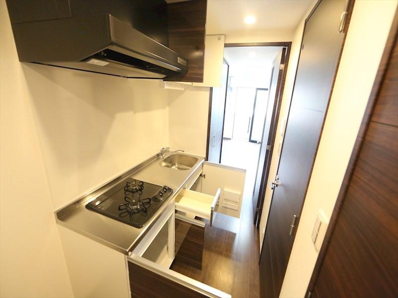 キッチン　システムキッチン（ガス2口コンロ付）