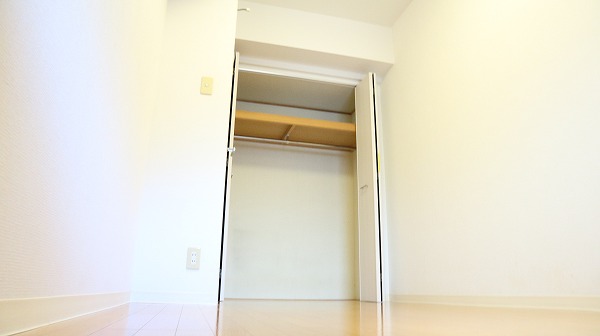 収納　たくさん入るクローゼットです。