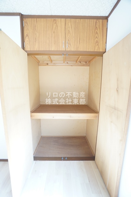 収納　奥行のある収納付です！増えがちな荷物をもスッキリ収納できます